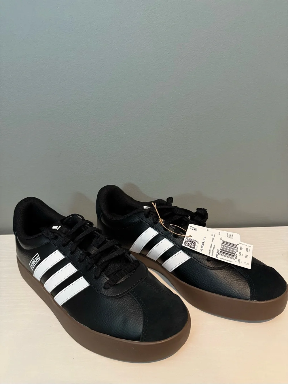 Adidas VL Court 3.0 Men’s Black & White Sneaker